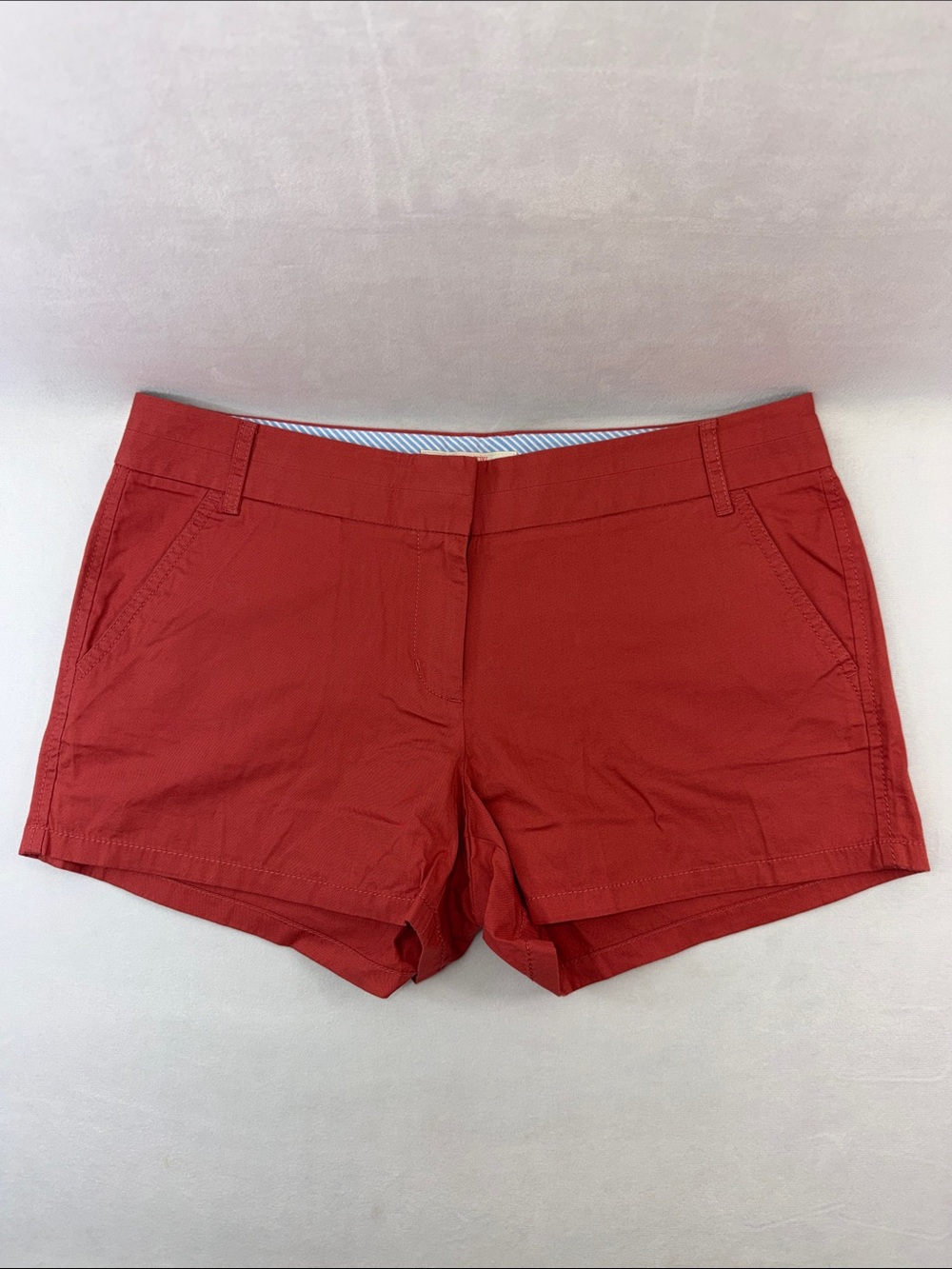 J. Crew Chino Women's Classic Salmon Cotton Broken In Style Shorts
